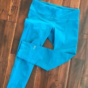 Teal cropped leggings